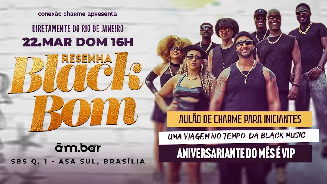 Flyer Secundário de BLACK BOM