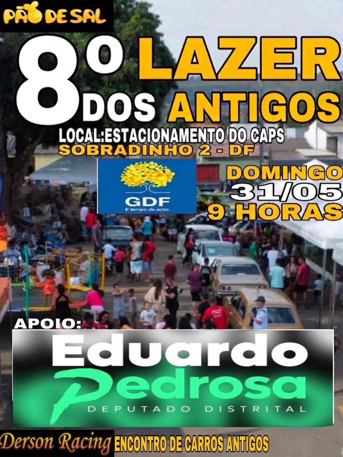 Flyer Secundário de 8o LAZER DOS ANTIGOS